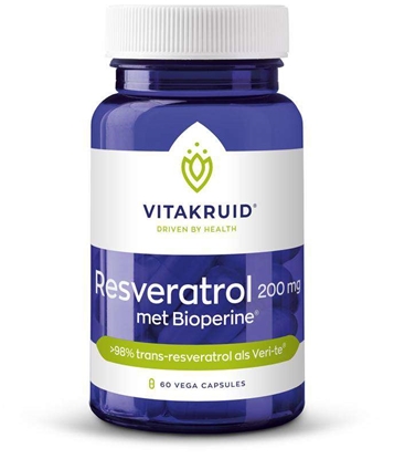 VITAKRUID RESVERATROL 200MG MET BIOPERINE 60CAPS